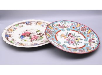 Two Porcelain Plates Made In England And Spain