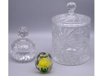 Waterford Box, Glass Box And Glass Decor