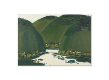 Impressionist Original Oil Painting 'Landscape'
