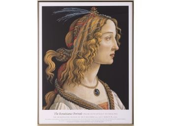 2011 Metropolitan Museum Of Art Poster On Paper 'The Renaissance Portrait'