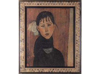 Vintage Amedeo Modigliani Print On Paper 'Marie'