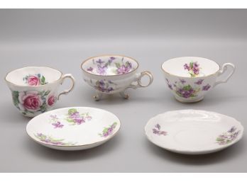 Varies Brand Teacups, Grantcrest China And More
