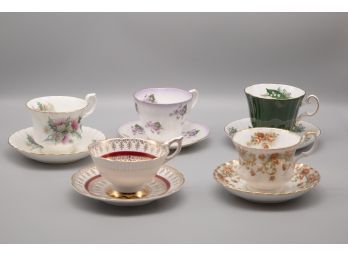 Various Brand China Teacup Set