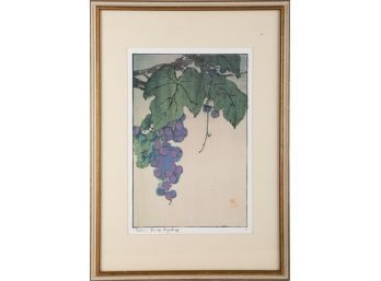 Fruit Art Print 'Purple Grape'