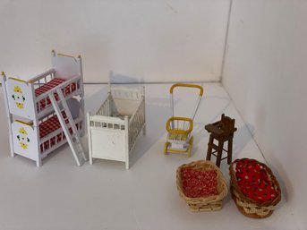 Dollhouse Nursery Themed Furniture