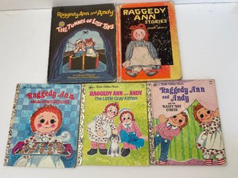 5 Raggedy Ann Books