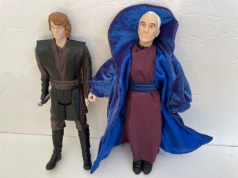 2 Tall Plastic Star Wars Figures