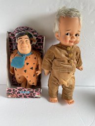 Fred Flinstone & BamBam Dolls