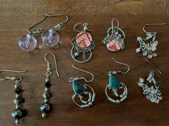 5 Pairs Lot Of Assorted Earrings