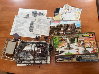Assorted German HO Model Kit Parts