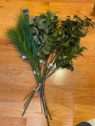 Variety Of Silk Foliage / Plant Stems Lot 3