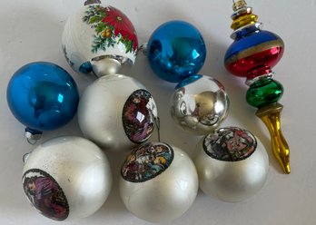 Glass And Plastic Christmas Ornaments