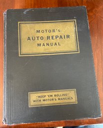 1952 Motor's Auto Repair Manual