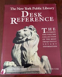 New York Public Library Reference Book
