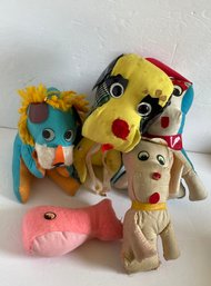 Vintage Lot Of Carnival Prize Stuffed Animals