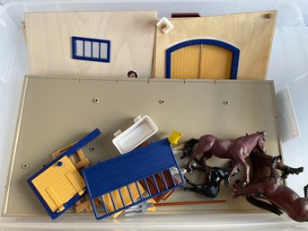 Toy Horses, Schleich Stable Lot