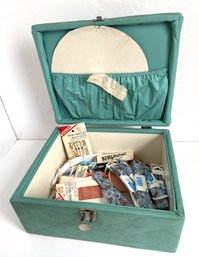Vintage Sewing Box And Sewing Items