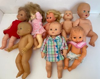 Vintage Plastic And Rubber Baby Dolls #2
