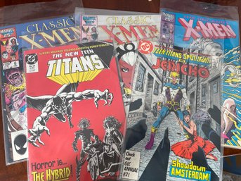 Assorted Comic Books Lot - 1986/87 - X-Men, Titans