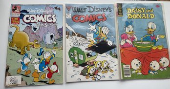 Assorted Walt Disney Donald Duck Comic Books