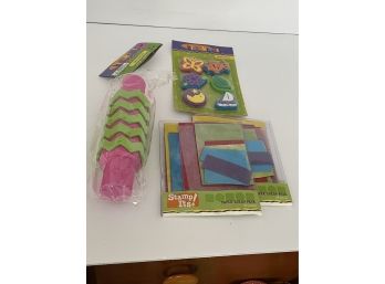 Craft Items - Stamps, Roller, Tissue Paper