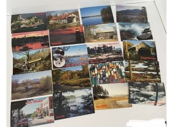 20 Different New England Postcards - 1980s?