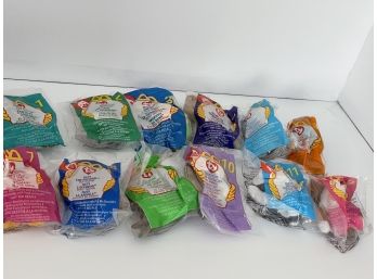 Complete Set 12 McDonalds Teenie Beanie Babies New In Package