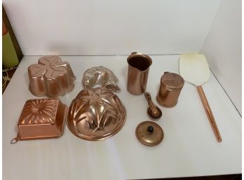 'Copper' / Copper Tone Kitchen Molds, Tools