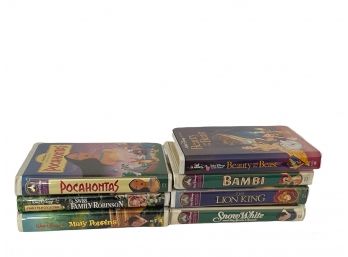 7 Disney Videos VHS Recordings