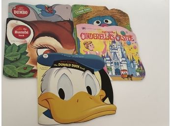 Vintage Golden Shape Books - Disney