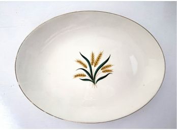 Homer Laughlin Royal Harvest Wheat Pattern Platter - Rythym