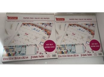 2 Undated Wall Calendar Planners W Stickers