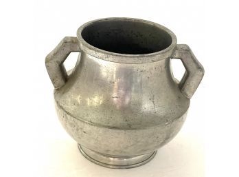 Old Colonial Pewter Vessel, Jar / Jug