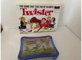 Chutes & Ladders And Twister Games