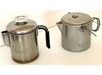 Stove Top  / Camp Fire Coffee Pots