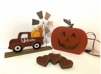 3 Pieces Fall Country Themed Decor