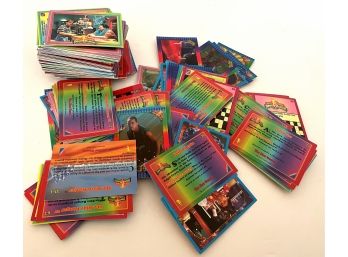 Unsorted Pile Of 1990s Saban Power Rangers Trading Cards
