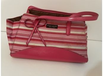 Kate Spade Pink Stripe Handbag