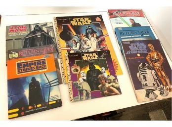 8 Various Star Wars Story & Activity Books