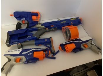 Assorted Nerf Projectile Weapon Toys
