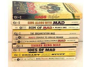 Collection Of 10 1960s-1970s Mad Magazine Collection Books- Lot 5