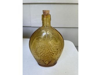 Amber / Yellow Glass  Empire Glass Works Bottle Eagle