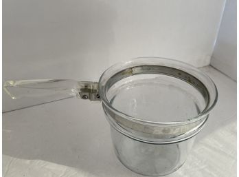 Clear Glass Pyrex Pot