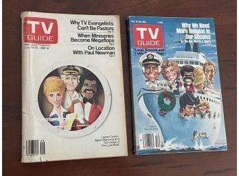 2 Love Boat Themed TV Guide Issues