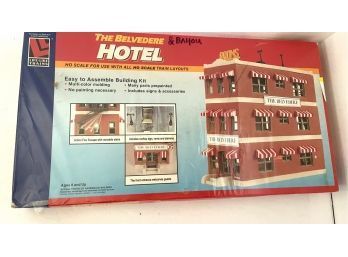Belvedere Hotel HO Train Scale Model Building Kit