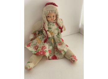 Old Handmade Sock Doll