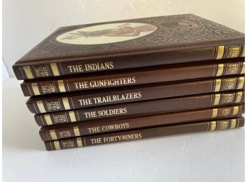 Six 1970s Time Life Westerns Series Books