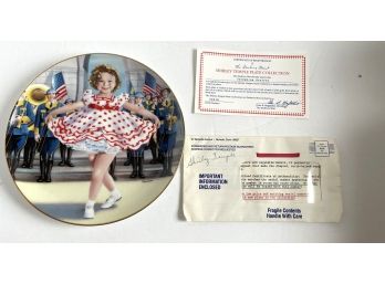 Danbury Mint Shirley Temple Collectible Plate