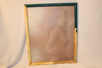 SIGNED ALBERTO PARRA NUDE PAINTING