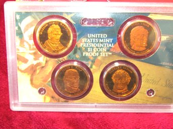 TONED US MINT PRESIDENTIAL PROOF $1 COIN SET - SEALED